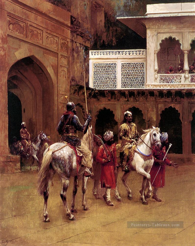 Indienne Prince Palais d’Agra Indienne Peintures à l'huile